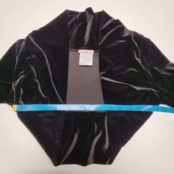 BLACK Velvet Bolero Jacket - NWOT - Picture 6 of 9